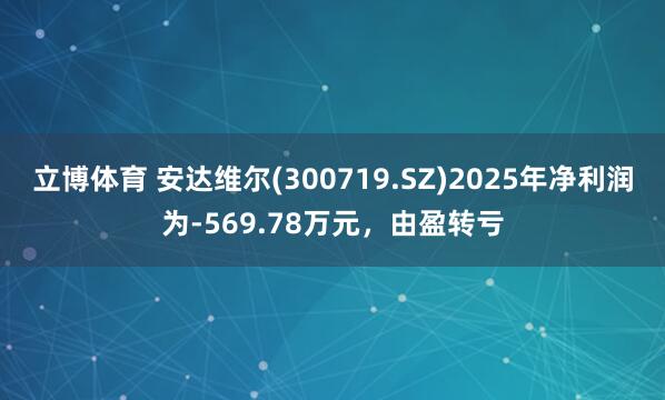 立博体育 安达维尔(300719.SZ)2025年净利润为-569.78万元，由盈转亏