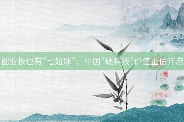 创业板也有“七姐妹”，中国“硬科技”价值重估开启